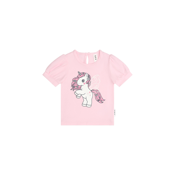 Huxbaby Flutter Unicorn Puff Sleeve T-Shirt