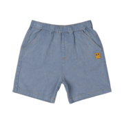 Rock Your Kid Blue Wash Denim Short-pants-and-shorts-Bambini