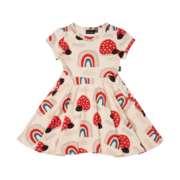 Rock Your Kid Love Bug Rainbow Waisted Dress-dresses-and-skirts-Bambini