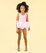 Rock Your Kid Blush Crinkle Tulle One Piece