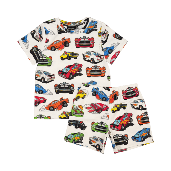 Rock Your Kid Cars PJ Set