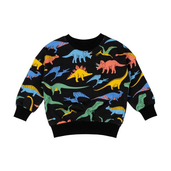 Rock Your Kid Dino Bright Sweatshirt