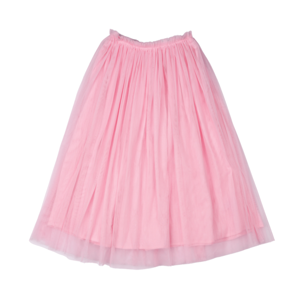 Rock Your Kid Pink Tulle Overlay Maxi Skirt