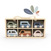 Speedy Monkey Car Display Case With Vehicles-girl-Bambini