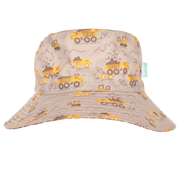 Acorn Construction Wide Brim Bucket Hat