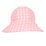 Acorn Pink Gingham Wide Brim Swim Hat