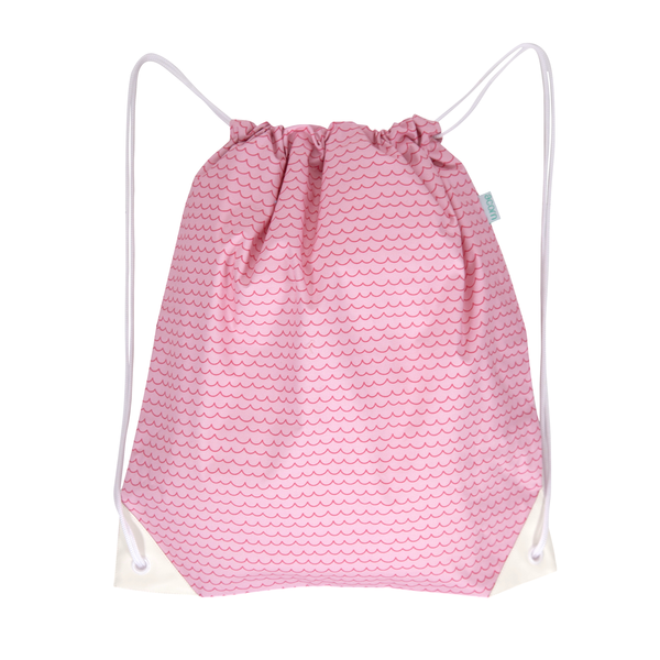 Acorn Pink Waves Swim Bag