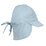 Acorn Teal Dashes Flap Hat