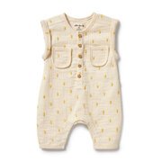 Wilson & Frenchy Crinkle Growsuit-bodysuits-and-rompers-Bambini