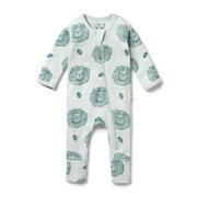 Wilson & Frenchy Pointelle Zipsuit with Feet-sleepwear-and-bedding-Bambini