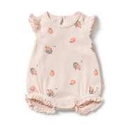 Wilson & Frenchy Pointelle Ruffle Growsuit-bodysuits-and-rompers-Bambini