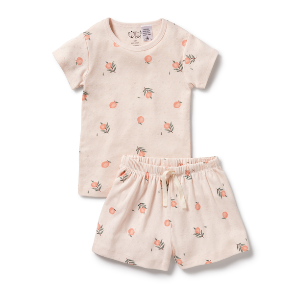 Wilson & Frenchy Pointelle Short Sleeve Pyjamas