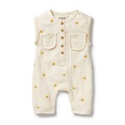 Wilson & Frenchy Crinkle Growsuit-bodysuits-and-rompers-Bambini