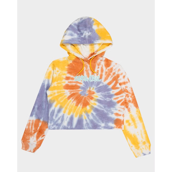 Santa Cruz Tropic Crop Pullover Hoodie