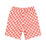 Rock Your Kid Red Checker Shorts