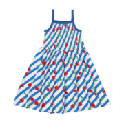 Rock Your Kid Cherry Stripes Sun Dress-dresses-and-skirts-Bambini