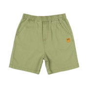 Rock Your Kid Green Wash Denim Shorts-pants-and-shorts-Bambini