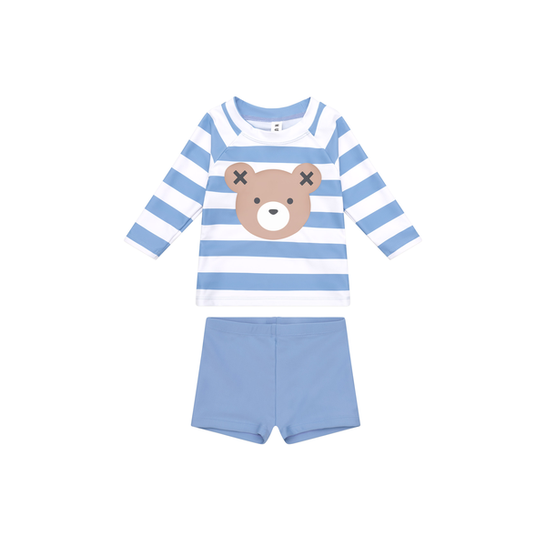 Huxbaby Huxbear Stripe Swim Set