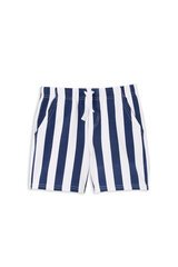 Milky Stripe Fleece Short-pants-and-shorts-Bambini