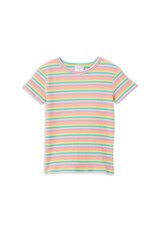 Milky Stripe Rib Tee-tops-Bambini