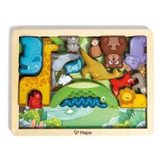 Hape Animal Kingdom Puzzle 22pc-toys-Bambini