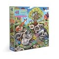 EeBoo 48pc Giant Puzzle Within the Country-girl-Bambini