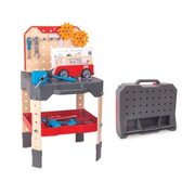 Hape Multi-Function Workbench-girl-Bambini