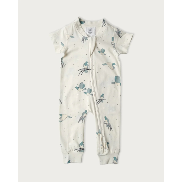 BaBu Organic Cotton Onesie NZ Forest