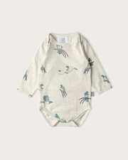 BaBu Organic Cotton Bodysuit NZ Forest -bodysuits-and-rompers-Bambini