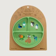 Moana Road Silicone Plate 3 Section-organic-Bambini