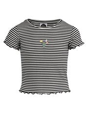 Eve Girl Frankie Rib Tee-tops-Bambini