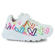 Skechers Uno Lite LOVE Logo Sneakers-footwear-Bambini