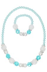 Pink Poppy Snow Princess Necklace & Bracelet Set-jewellery-Bambini