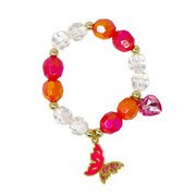 Pink Poppy Butterfly Friends Bracelet-jewellery-Bambini