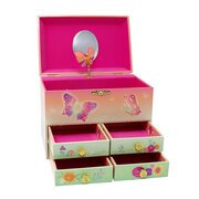 Pink Poppy Medium Music Box-jewellery-Bambini