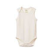 Nature Baby Organic Singlet Bodysuit Pointelle-bodysuits-and-rompers-Bambini