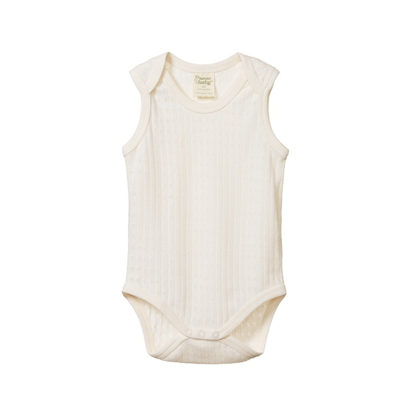 Nature Baby Organic Singlet Bodysuit Pointelle