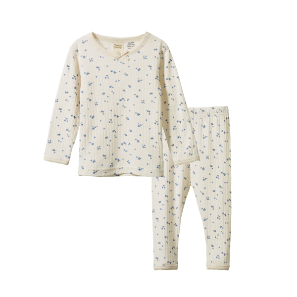 Nature Baby Long Sleeve Pointelle Pyjamas