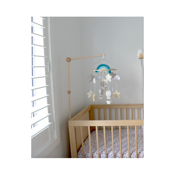 Roomi & Me Baby Mobile - Sleepy Head Blue