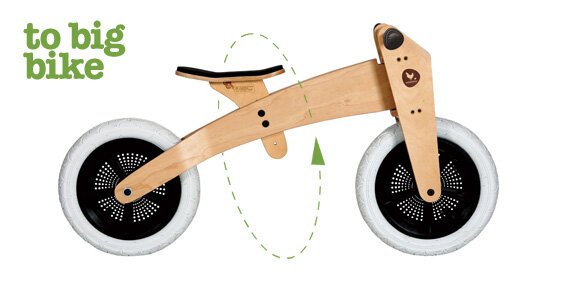 Wishbone deals wooden bike